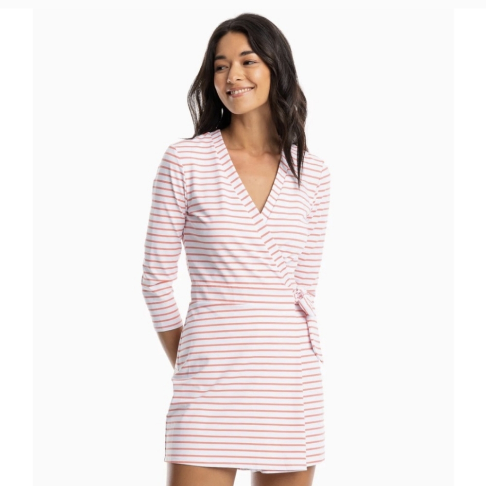 Southern Tide Moira Wrap Skirt Romper